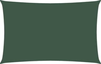 vidaXL Sonnensegel Oxford-Gewebe Rechteckig 2,5x5 m Dunkelgrün 135484
