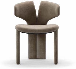 Casa Padrino Luxus Esszimmer Stuhl Braun H. 76 cm - Luxus Esszimmer Möbel