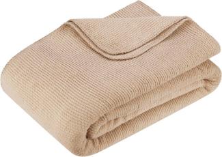 BOHORIA Tagesdecke BOHORIA® Kuscheldecke Premium Pure Cotton 150x200cm, luftdruchlässig