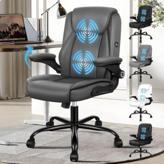 Ergonomischer Massage Bürostuhl Mid Back Armlehne PU Leder Gaming Stuhl 150kg