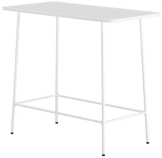 Vente-unique - Gartenstehtisch - 120 cm - Metall - Weiß - MIRMANDE von MYLIA