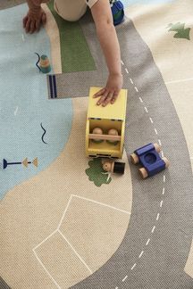 Straßenteppich mit See 130x170 cm | Kid's Concept