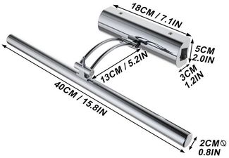 FIVMEN LED Spiegelleuchte Spiegellampe Wandleuchte Lampe Badleuchte LED Badezimmer Beleuchtung, 10W, für Wandbeleuchtung und Spiegel Beleuchtung