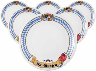 Seltmann Weiden Compact Bayern Frühstücksteller ø 19 cm 6er Set - DS