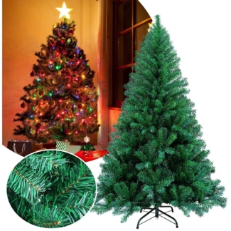 Clanmacy Künstlicher Weihnachtsbaum Weihnachtsbaum. Christbaum, mit ständer, Klappsystem 120150180210CM