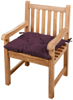 Gutekissen® Bankauflage Stuhlkissen Hollywoodschaukel Garten LS (45x45, Violett)
