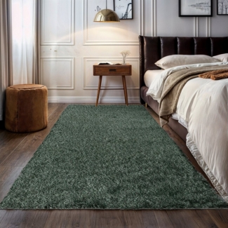 OTTO home Teppich Banji, rechteckig, Höhe: 37 mm, Uni Farben, weich und flauschig, auch als Läufer & in rund erhältlich