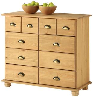 IDIMEX Kommode COLMAR, Schubladenschrank Kommode Apothekerschrank Sideboard mit 8 Schubladen