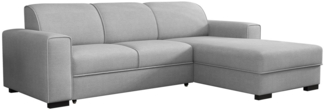 Ecksofa 'Luminne' grau Rechts