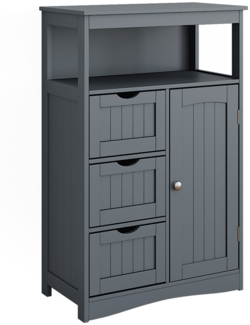 Vicco Midischrank Grau 56x86.5 cm, Bianco