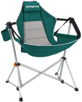 KingCamp Campingstuhl Campingstuhl Orchid Schaukel Stuhl, Camping Sessel Verstellbar Alu 120kg