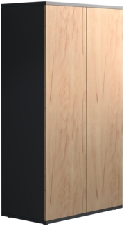 VCM Kommode & Sideboard Dalosa 918324 Anthrazit / Honig-Eiche H. 108 x B. 60 x T. 32 cm