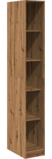 vidaXL Kleiderschrank Artisan-Eiche 30x50x200 cm Holzwerkstoff 3307710