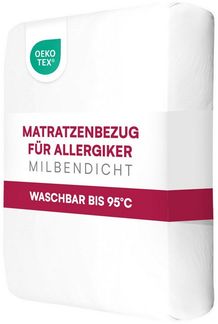 Matratzenschutzbezug Wasser- und Milbendicht Clinotest, allergikerfreundlicher Matratzenbezug mit 2-seitigem Reißverschluss