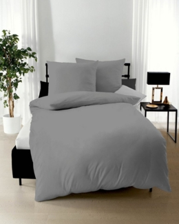 Kaeppel Bettwäsche Uni, Mako-Satin, 2 teilig, Unifarben