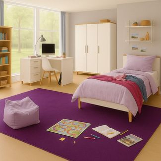 Snapstyle Kinderteppich Velours Kinderteppich Joy Kids, Eckig, Höhe: 8 mm