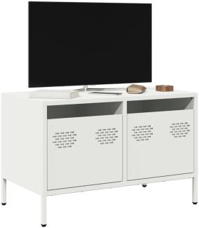 TV-Schrank Weiß 68x39x43,5 cm Kaltgewalzter Stahl 851237