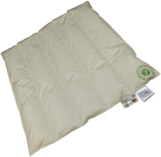 Vitaschlaf® Bio-Luxe-KBA Organic 100% Daune GÄNSE Daunendecke BabyJunior made in Deutschland (100 x 135 cm)