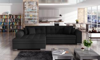 Wohnideebilder Sorento Schwarz Couchgarnitur SO_02