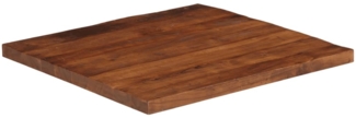 vidaXL Tischplatte 70x70x2,5 cm Quadratisch Altholz Massiv 371203