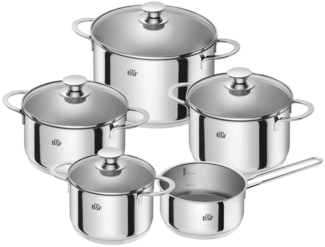 Zwilling Kochtopfset 5-teilig aus Edelstahl