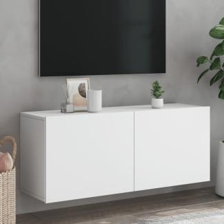 vidaXL TV-Wandschrank Weiß 100x30x41 cm 836966