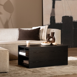 Bronx71 Beistelltisch Jaxx 88 x 46 cm Eiche schwarz