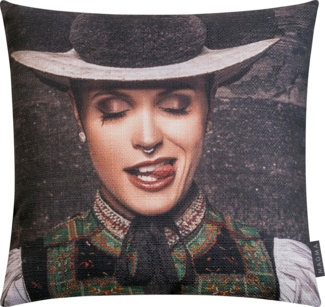 MAGMA Kissenhülle Artwood Boss Lady ca. 45 x 45 cm