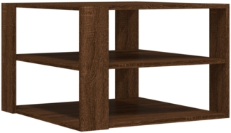 vidaXL Couchtisch Braun Eichen-Optik 59,5x59,5x40 cm Holzwerkstoff 834256