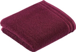 Vossen Badetuch Calypso Feeling, Walkfrottee (2-St), mit schmaler Bordüre, aus 100% hochwerter Baumwolle, Vegan, einfarbig