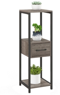 COSTWAY Blumenständer (1 St), 3 Etagen mit Schublade & Kippsicherung 30,5 x 30,5 x 92 cm