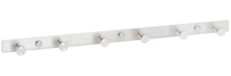 SO-TECH® Garderobenleiste Hakenleiste JOEL echt Edelstahl Garderobenhaken Wandhaken (2 St)