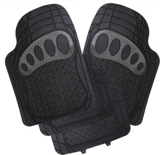 Woltu Fußmatte, Universal Auto Fußmatten Gummimatten Zuschneidbar, aus Gummi