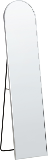 Standspiegel BAGNOLET 150 cm Metall Silber