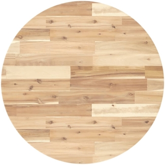 vidaXL Tischplatte Rund Ø70x2 cm Massivholz Akazie 4008685
