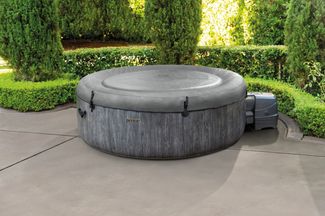 Intex Whirlpool Greywood Deluxe, (Set, 10-tlg), 145 cm Durchmesser