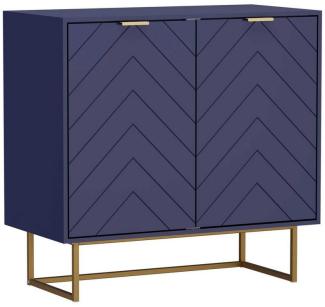 UEV Sideboard Kommode mit Türen Küchenschrank Mehrzweckschrank (Buffet, TV Board, Schrank für Wohnzimmer Esszimmer Flur Schlafzimmer), Schrank mit Füße,Aufbewahrungsschrank mit verstellbare Ablage