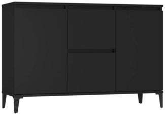 DOTMALL Sideboard Sideboard Schwarz 104x35x70 cm Holzwerkstoff