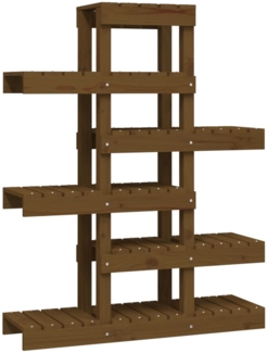 vidaXL Pflanzenständer Honigbraun 85x25x109,5 cm Massivholz Kiefer 822090