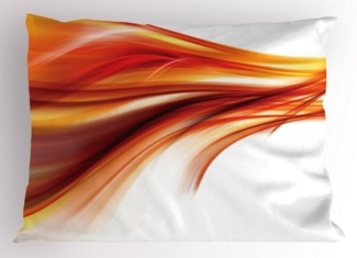 Abakuhaus Kissenbezüge Dekorativer Standard Gedruckter Kissenbezug, (2 Stück), Abstrakt Unscharfe Smock Kunst Rays