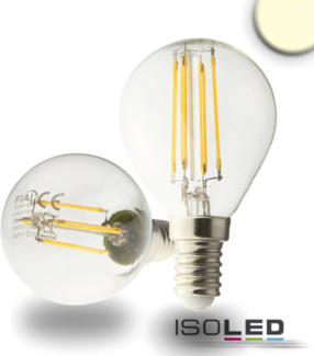 ISOLED E14 LED Illu, 4W, klar, warmweiß, dimmbar