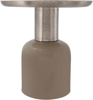 Beistelltisch Art Deco 825 Taupe / Silber