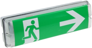 LED Fluchtwegleuchte "NL-W1" 30 LEDsErkennungsw. 25m,Wandmontage, IP65