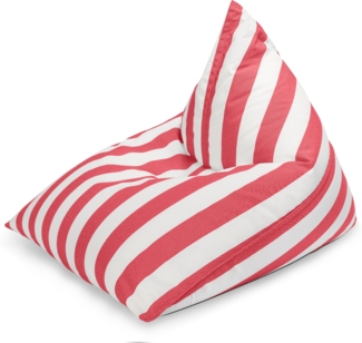 Sitting Point Sitzsack SANTORIN Calypso rot outdoorgeeignet