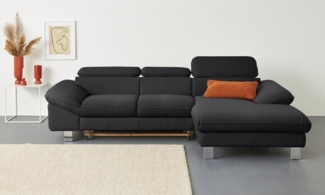 COTTA Ecksofa Driver L-Form, mit Kopfteilverstellung, wahlweise mit Bettfunktion & Bettkasten