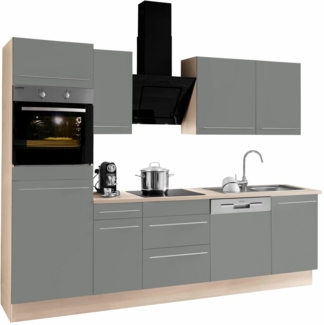 OPTIFIT Küchenzeile Bern, Breite 270 cm, wahlweise mit E-Geräten