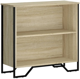 vidaXL Bücherregal Sonoma-Eiche 80x31x74,5 cm Holzwerkstoff 848620