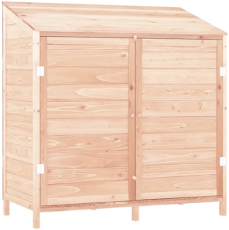 vidaXL Geräteschuppen 102x52x112 cm Massivholz Tanne 152182