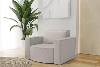 Sessel Designersessel PALMA in Stoff Ascot Pearl