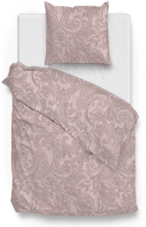 Zo! Home Cotton Bettwäsche 155x220 Paisley di Lino Shell nude rosa